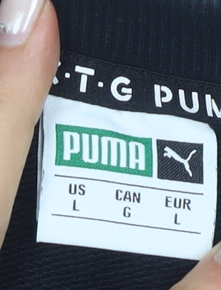 Mens UK Size L PUMA Black Pullover Sweatshirt