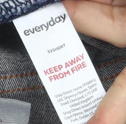 Everyday Men's Blue Straight Jeans 32SHORT