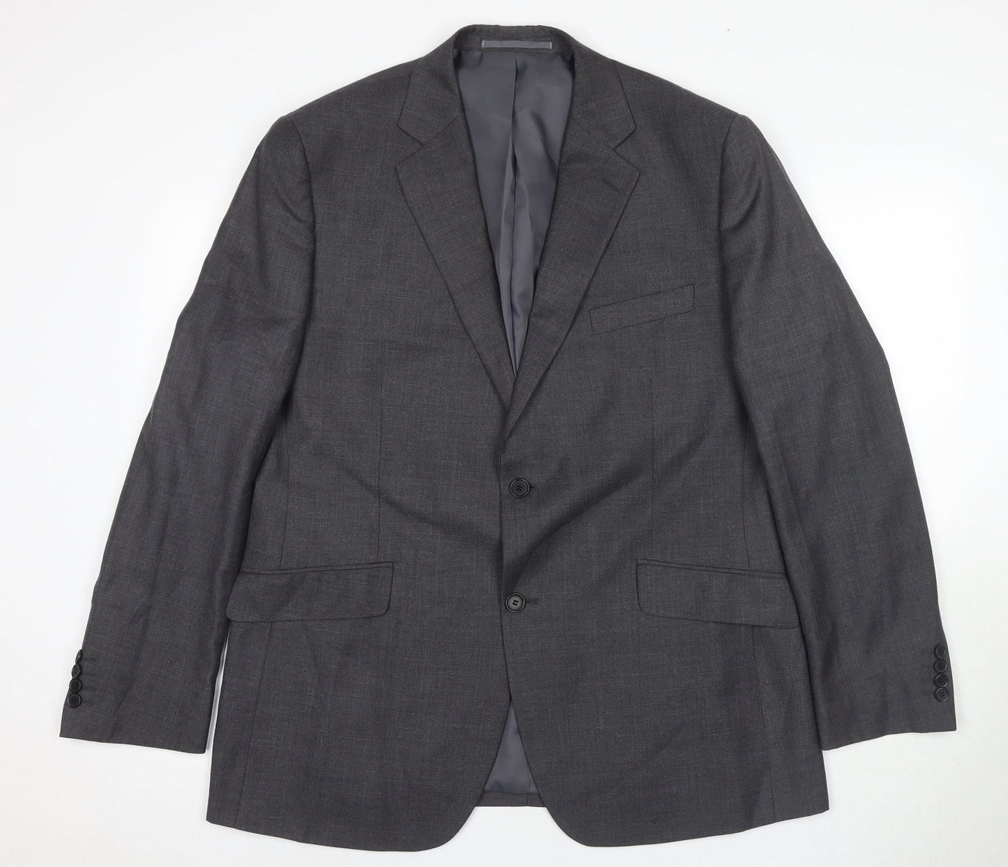 Mens UK Size 44 Dehavilland Regular Grey Suit Jacket