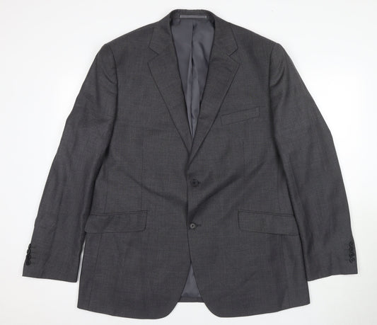 Mens UK Size 44 Dehavilland Regular Grey Suit Jacket
