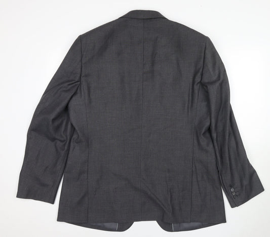 Mens UK Size 44 Dehavilland Regular Grey Suit Jacket