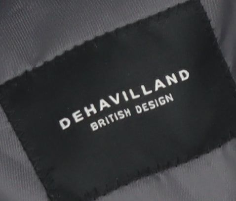 Mens UK Size 44 Dehavilland Regular Grey Suit Jacket