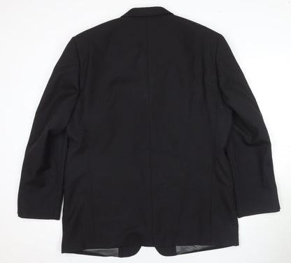 Mens UK Size 44 Fraser Regular Black Suit Tuxedo
