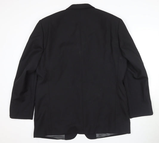 Mens UK Size 44 Fraser Regular Black Suit Tuxedo