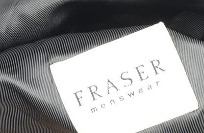 Mens UK Size 44 Fraser Regular Black Suit Tuxedo