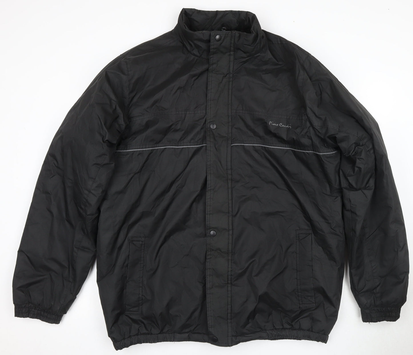 Mens UK Size 3XL Pierre Cardin Black Basic Jacket