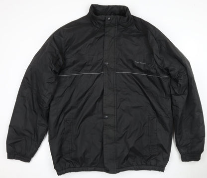 Mens UK Size 3XL Pierre Cardin Black Basic Jacket