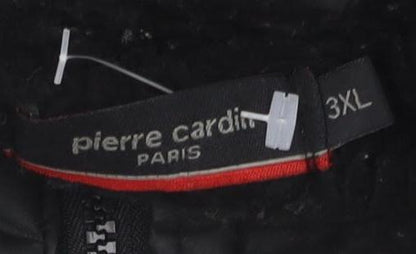 Mens UK Size 3XL Pierre Cardin Black Basic Jacket