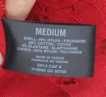 Womens UK Size M Planet Red Camisole T-Shirt