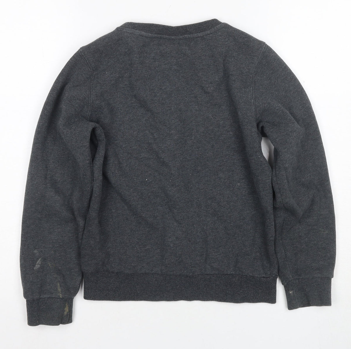 Back view of Ellesse Grey girls’ pullover sweatshirt 8-9 years
