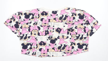 Disney Women's Pink Minnie Mouse Pyjama Top M