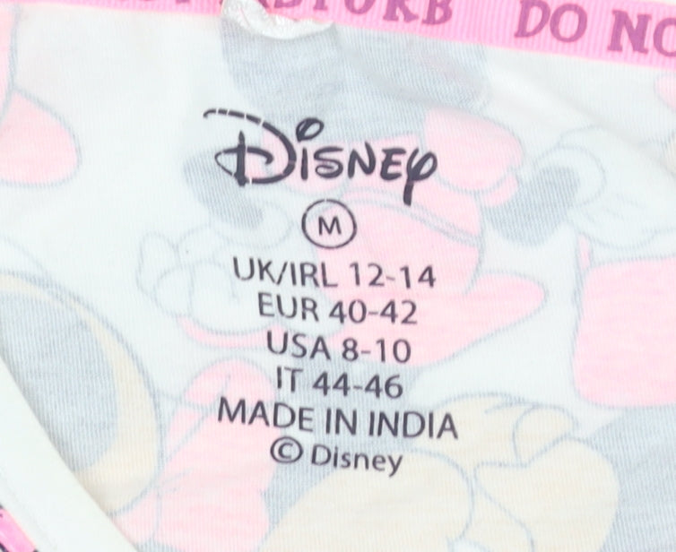 Disney Women's Pink Minnie Mouse Pyjama Top M