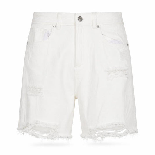 Alcott Women's White Bermuda Denim Shorts - Size 8