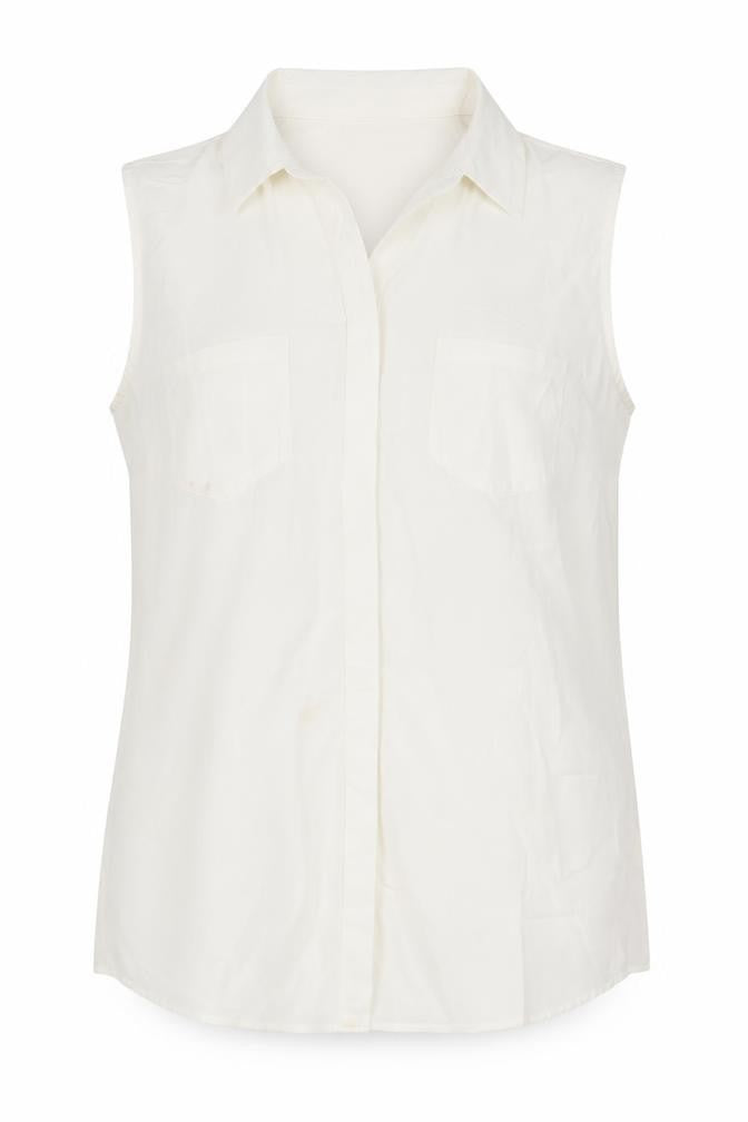 Womens UK Size L Merona Ivory Basic Blouse