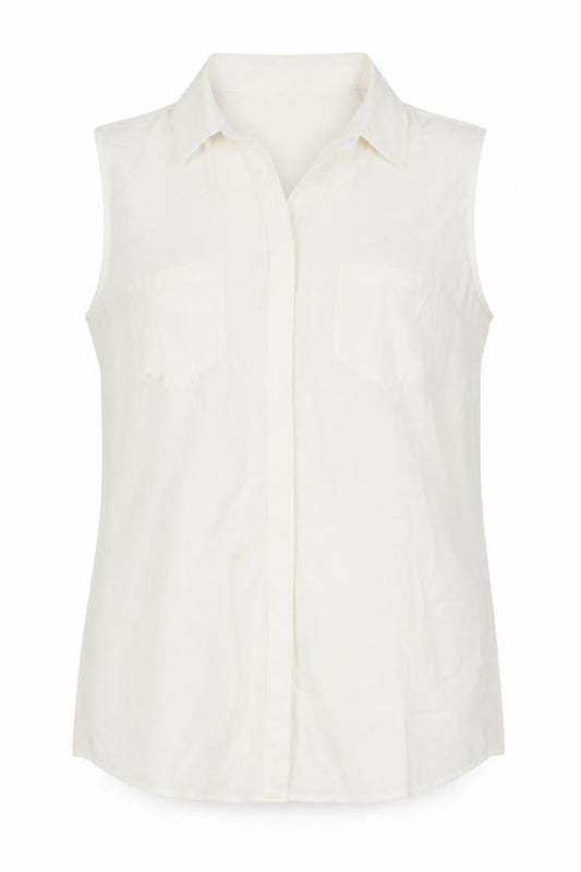 Womens UK Size L Merona Ivory Basic Blouse