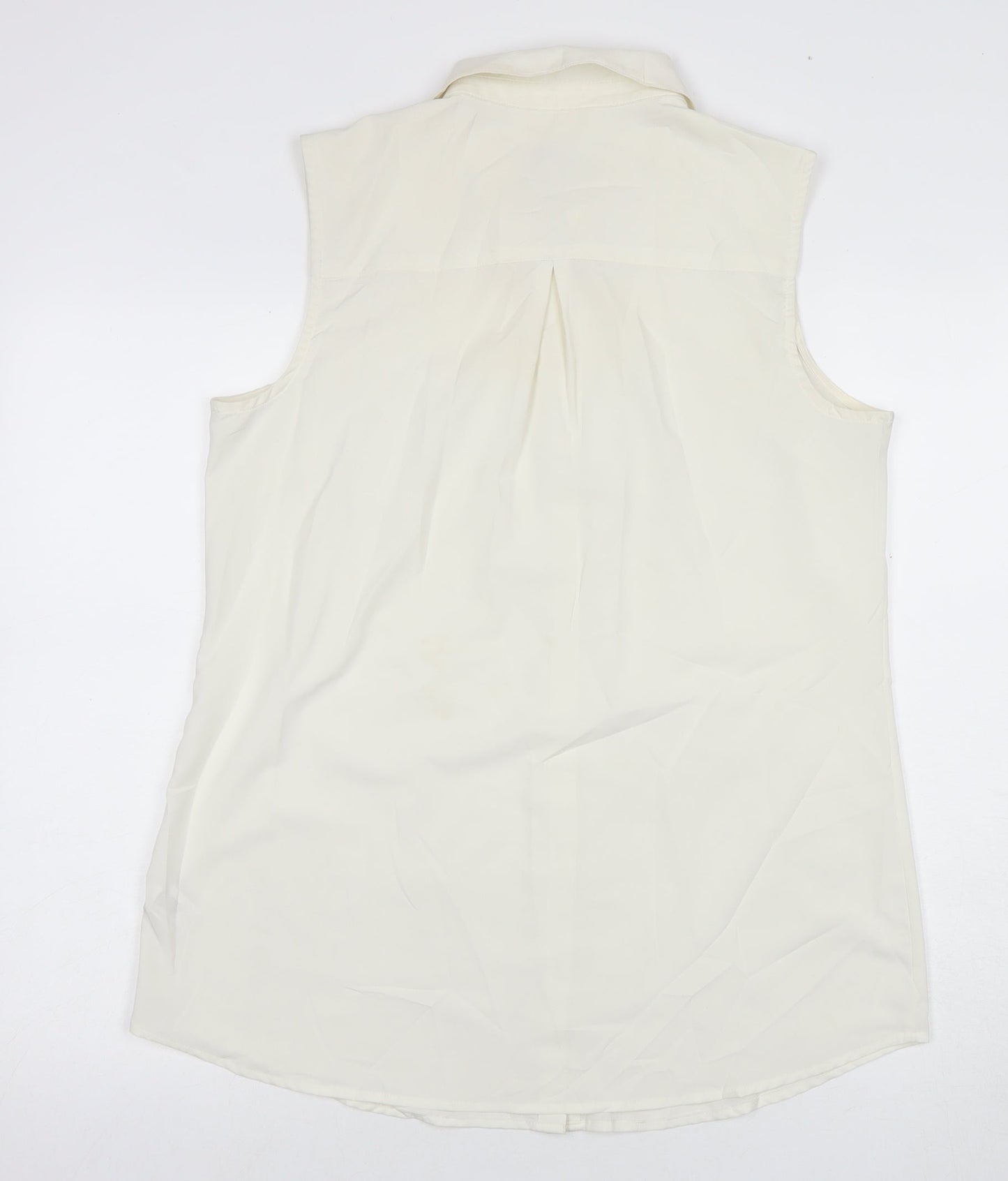 Womens UK Size L Merona Ivory Basic Blouse
