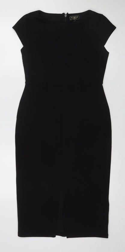 Lipsy Women's Black Sheath Dress 12