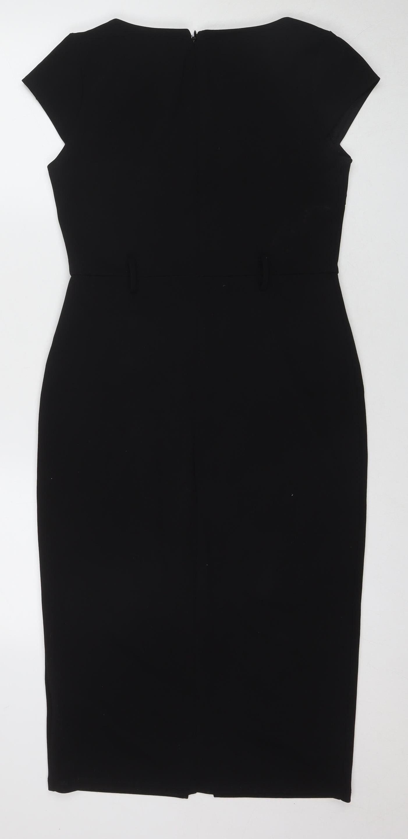 Lipsy Women's Black Sheath Dress 12