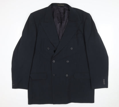 Mens UK Size 44 Marks and Spencer Regular Blue Suit Jacket