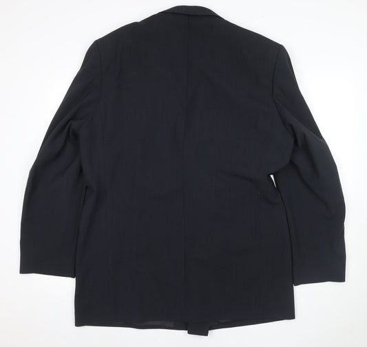 Mens UK Size 44 Marks and Spencer Regular Blue Suit Jacket