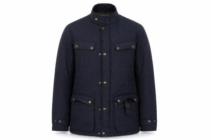 Mens UK Size M Blue Harbour Black Quilted Coat