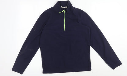 Mountain Warehouse Boys' Blue Fleece Pullover Sweatshirt 11-12 Yrs