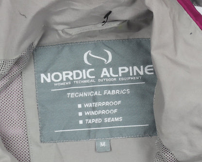 Nordic Alpine Women's Pink Parka Jacket M, Waterproof