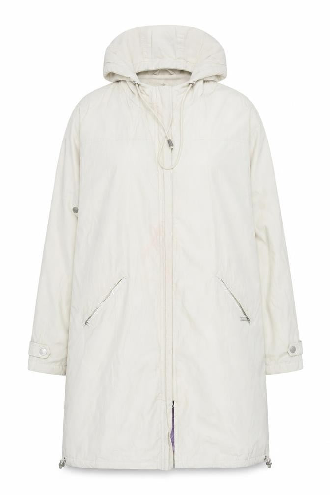 Womens UK Size 10 Per Una Ivory Parka Coat