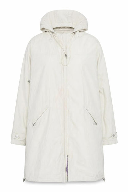 Womens UK Size 10 Per Una Ivory Parka Coat