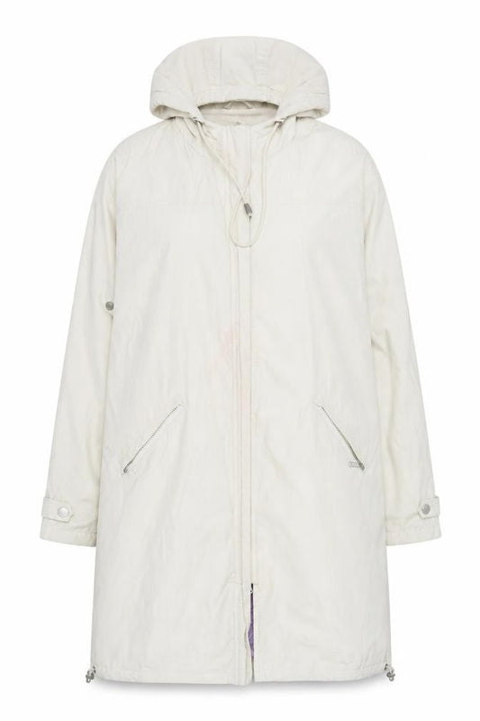 Womens UK Size 10 Per Una Ivory Parka Coat