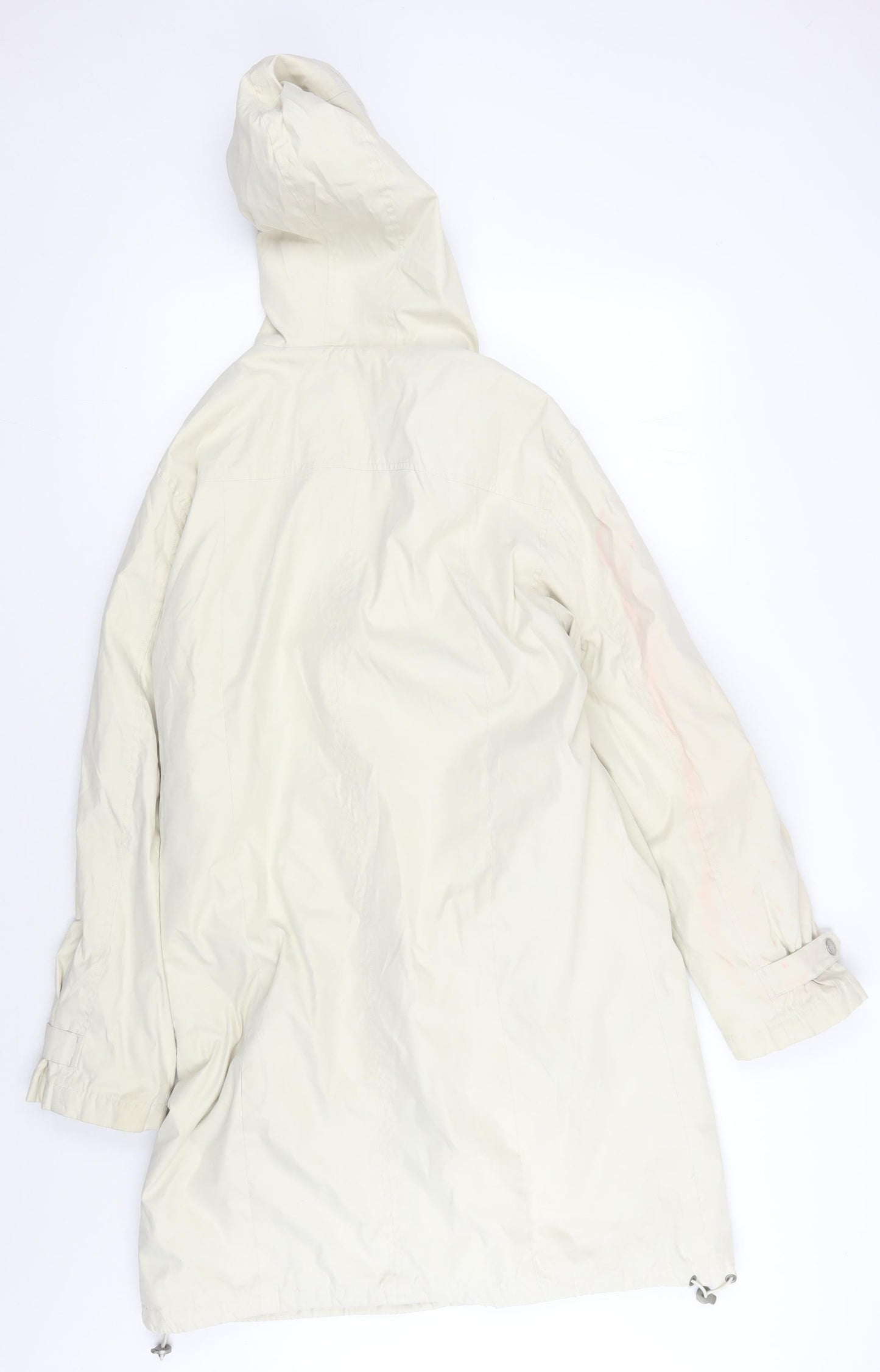 Womens UK Size 10 Per Una Ivory Parka Coat