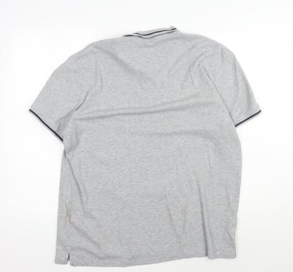 Jack & Jones Men's Grey 2XL Polo Shirt