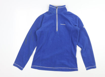 Craghoppers Women's Blue Size 8 Fleece Pullover Sweatshirt