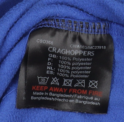 Craghoppers Women's Blue Size 8 Fleece Pullover Sweatshirt