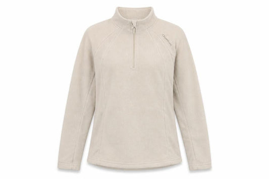 Womens UK Size 12 Quechua Beige Henley Sweatshirt