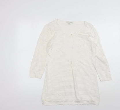 Banana Republic Women's White Cotton Tunic, Size S