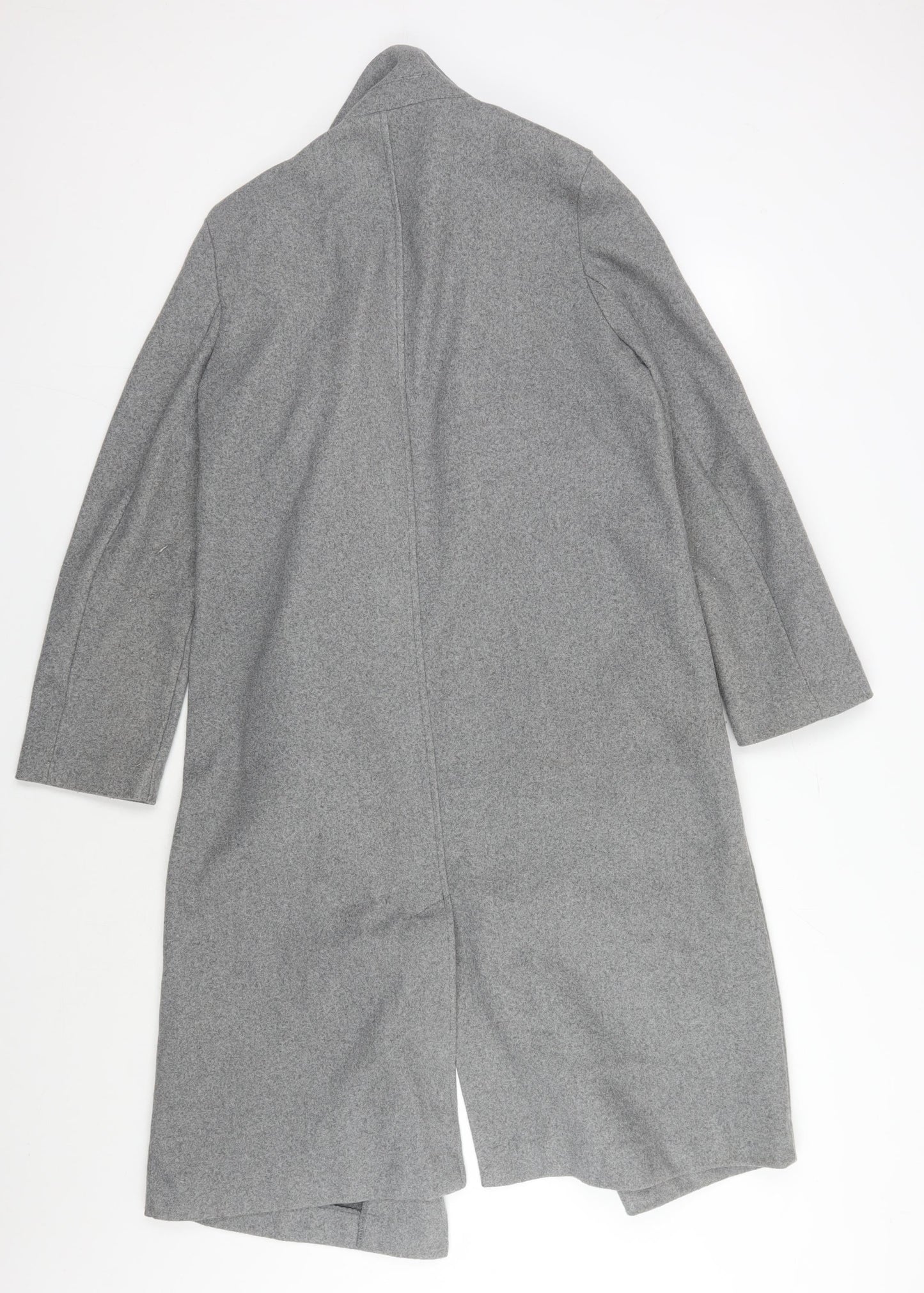 Womens UK Size 8 New Look Grey Overcoat