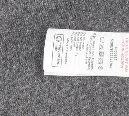 Womens UK Size 8 New Look Grey Overcoat