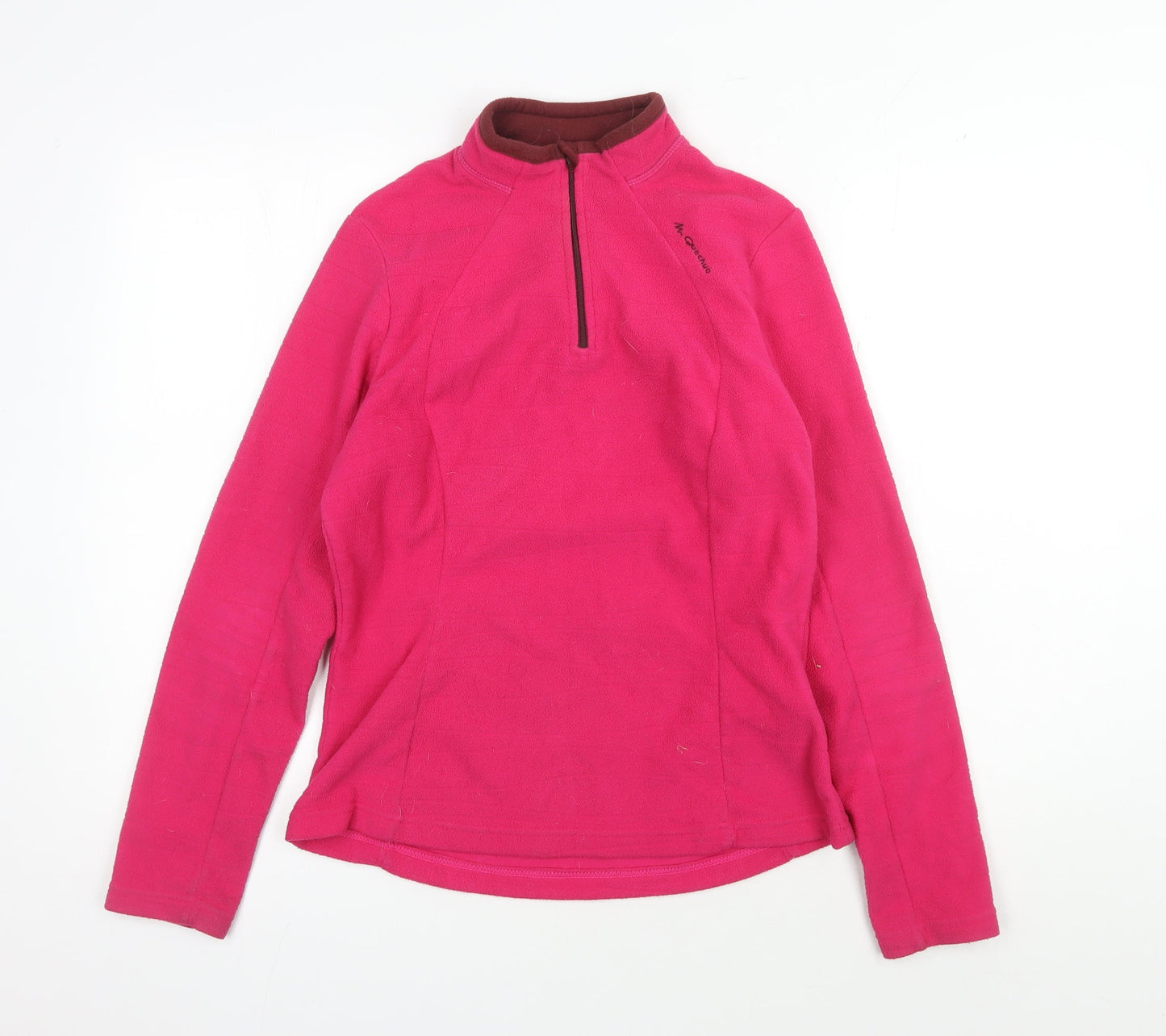 Decathlon Women's Pink Fleece Sweatshirt M