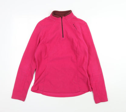 Decathlon Women's Pink Fleece Sweatshirt M