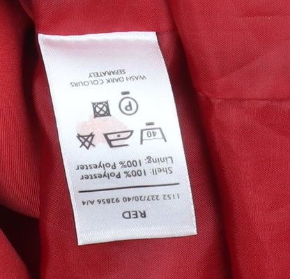 Womens UK Size 10 Berketex Red