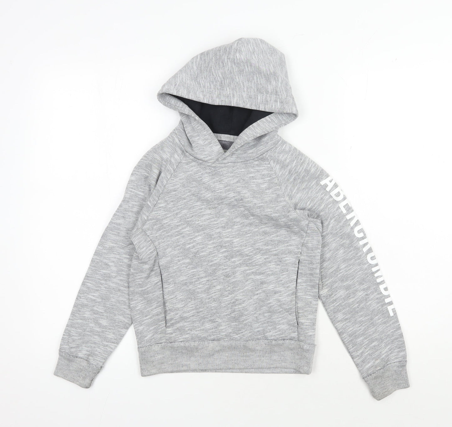 Abercrombie Kids Grey Pullover Hoodie for Boys 7-8 Years