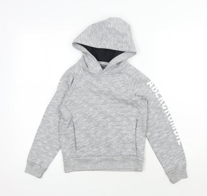 Abercrombie Kids Grey Pullover Hoodie for Boys 7-8 Years
