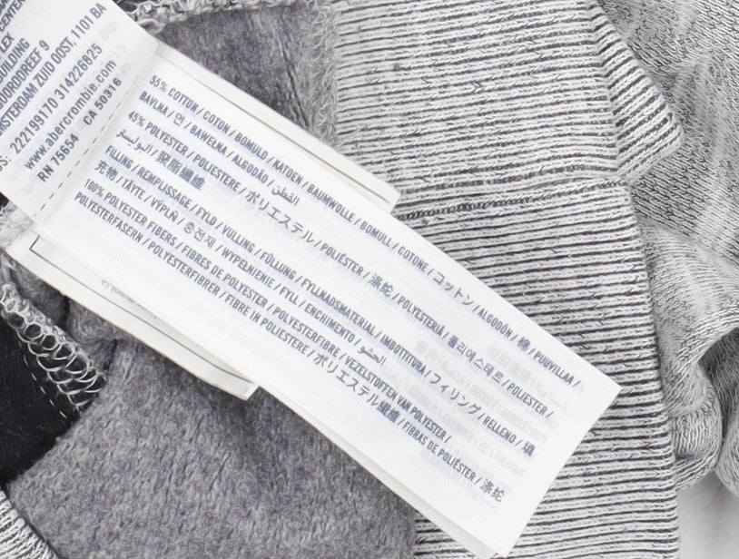 Abercrombie Kids Grey Pullover Hoodie for Boys 7-8 Years