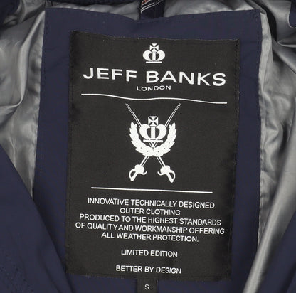 Mens UK Size S Jeff Banks Blue Basic Jacket