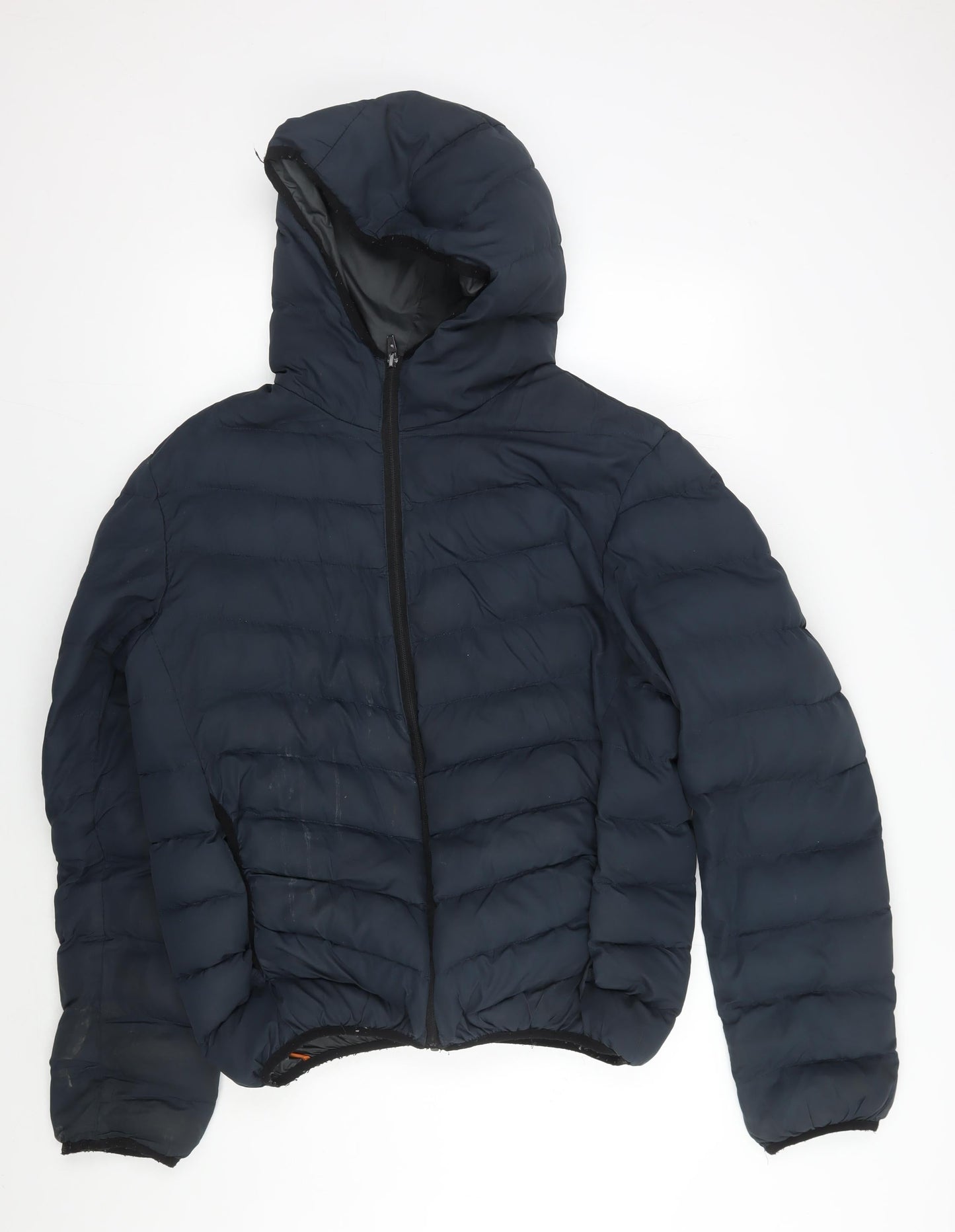 Mens UK Size XL Brave Soul Blue Puffer Jacket