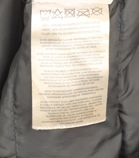 Mens UK Size XL Brave Soul Blue Puffer Jacket