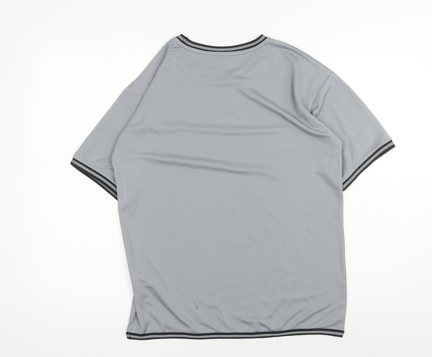 Bekkin Boys Grey T-Shirt 13-14 Years Jersey Crew Neck
