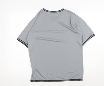 Bekkin Boys Grey T-Shirt 13-14 Years Jersey Crew Neck