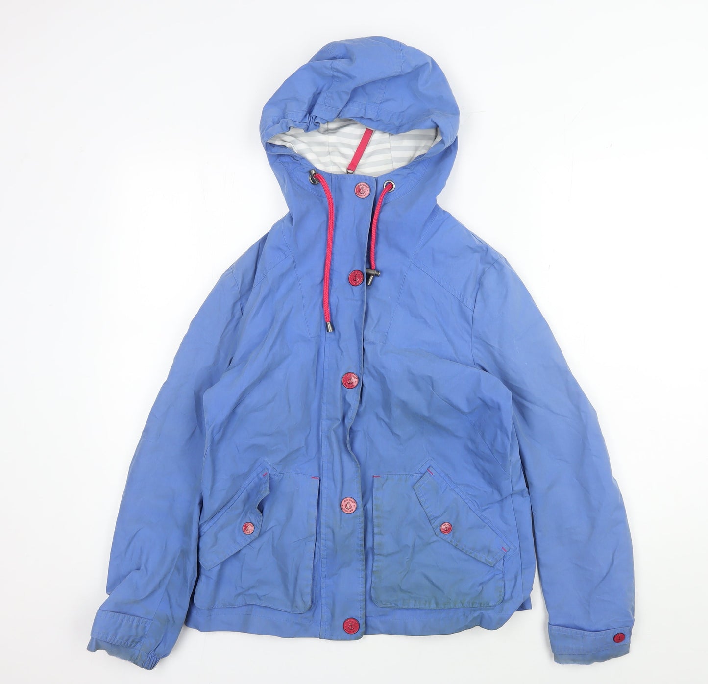 Womens UK Size 8 Marks and Spencer Blue Windbreaker Coat